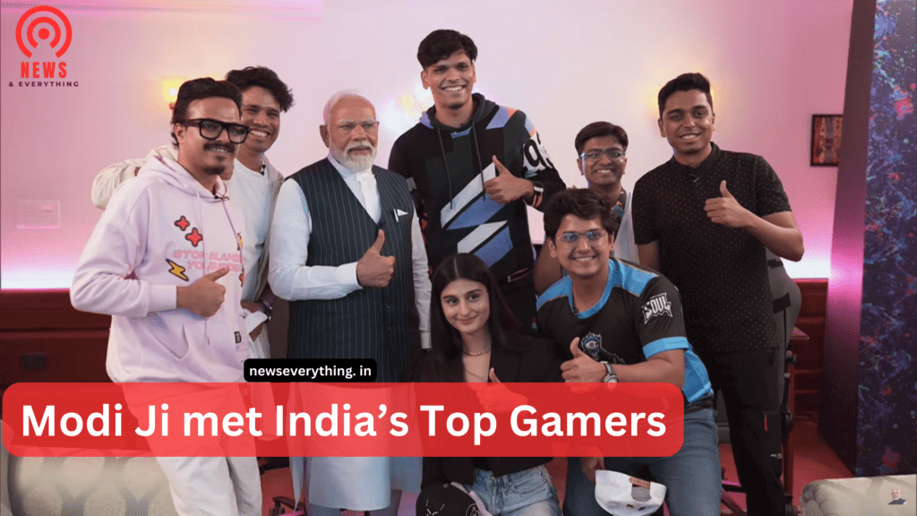 Narendra Modi meeting Indian Gamers