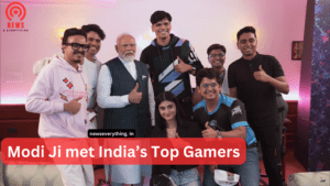 Narendra Modi meeting Indian Gamers